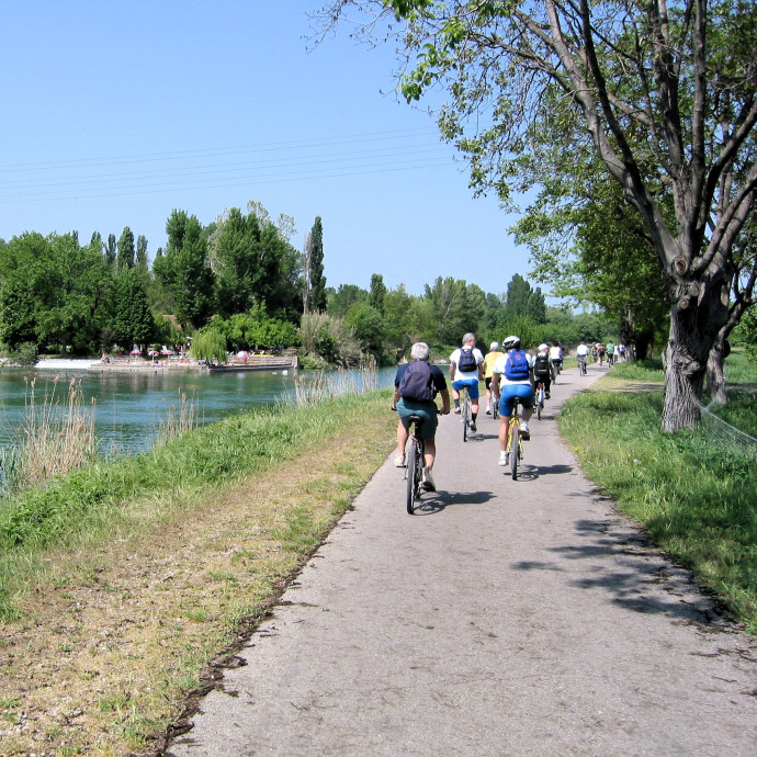 La rete di itinerari ciclabili