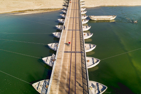 Ponte di barche, Bereguardo (PV)